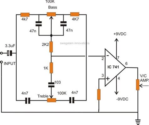 Electronics Basics. . Active tone control circuit